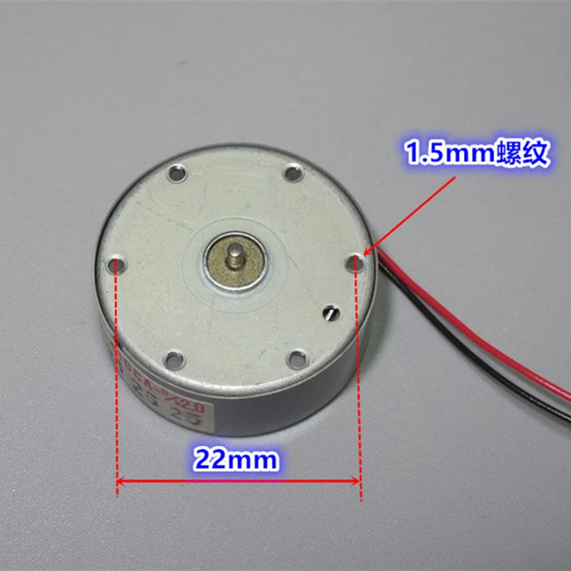 MABUCHI RF 410CA DC 1 5 В 2 в 3 5900 об/мин 10 мм ультратонкий маленький микро круглый бесшумный