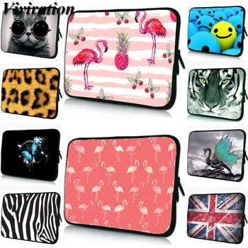 

15.6 10 12 13 17 15 15.4 13.3 11.6 17.3 10.2 10.1 Notebook Tablet Netbook Case Shell Cover Flamingo Printing 14 Inch Laptop Bag