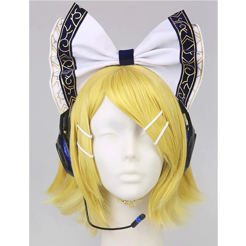 Vocaloid Kagamine футболка «Лен» Брюки Kagamine Rin топ платье костюм парик Аниме Косплей Костюм Хэллоуин Вечеринка костюм на заказ