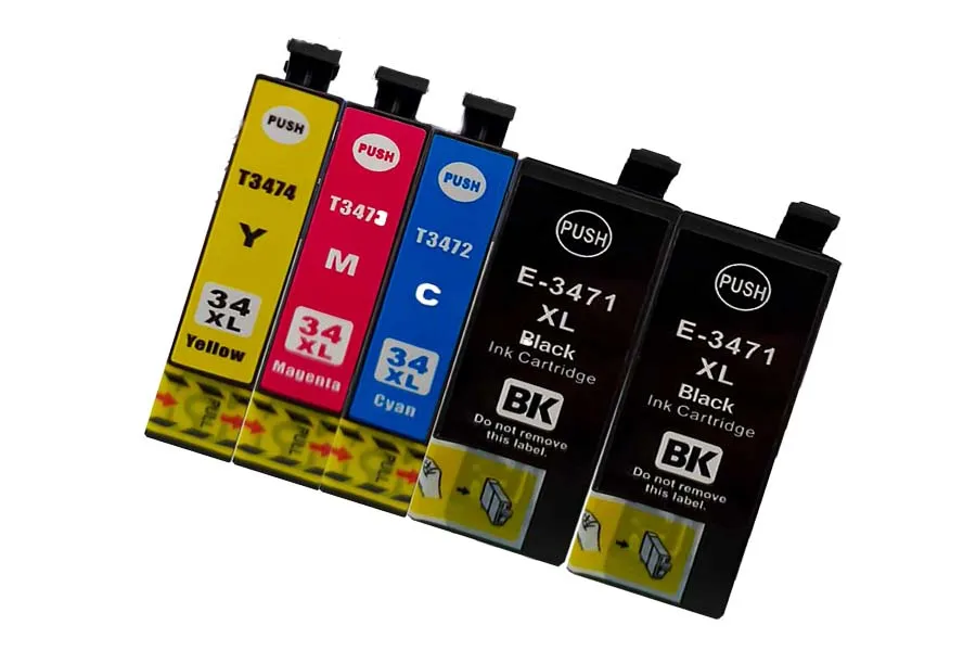 E3471-4-5PK совместимые чернильные картриджи WF-3720DWF/WF-3725DWF принтера