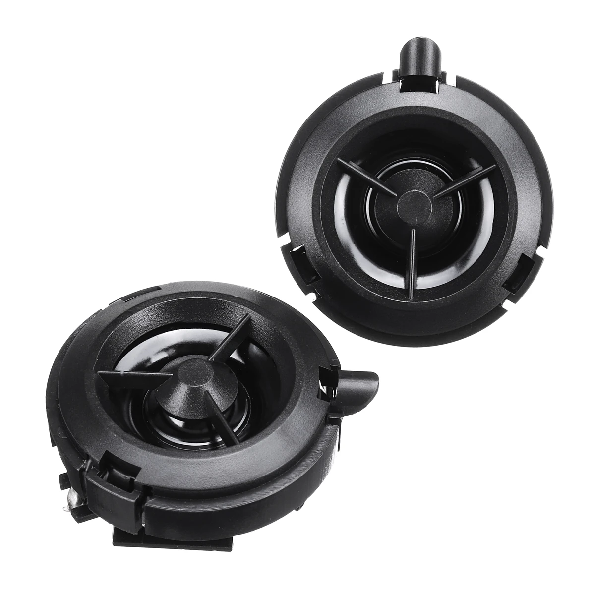  2X Car Tweeter Speakers Horn With Triangular Holder Bracket Plate 7221B119 7221B120 For Mitsubishi 