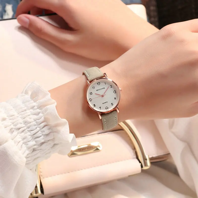 Simple Watch Women Watch Leather Fashion Casual Quartz Wrist Watch Ladies Watch Female Clock relogio feminino reloj mujer