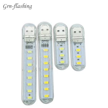 

Mini Portable USB LED Light 5V SMD5730 Table Lamp Flashlight Night Light for Power Bank PC Laptop Book Light Hiking Camping Lamp