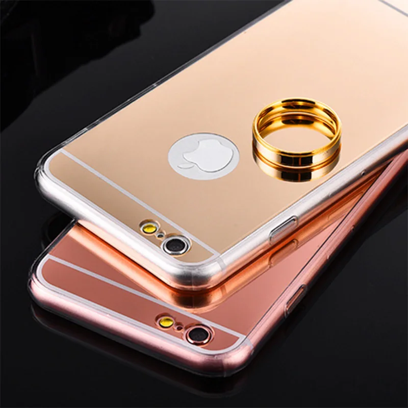 

Luxury Mirror Electroplating Soft TPU Case For iPhone X XS MAX XR Clear Cover Protective Case For iPhone 8 7 6 6S Plus SE Coque