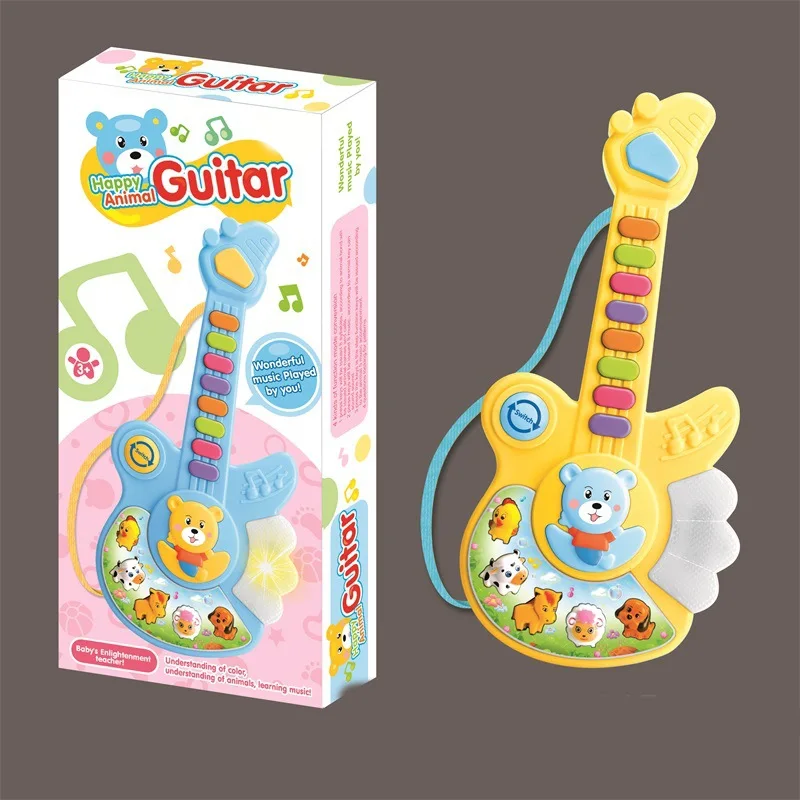 CHILDREN'S Cartoon Music Series Animal Guitar Electronic Keyboard Infants Early Childhood Educational Creative Toy