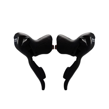 

ABUO-Fmfxtr Road Bike Shifters Double Trip 2x9 Speed Lever Brake Bicycle Derailleur Groupset Compatible For W/Inner Cabl