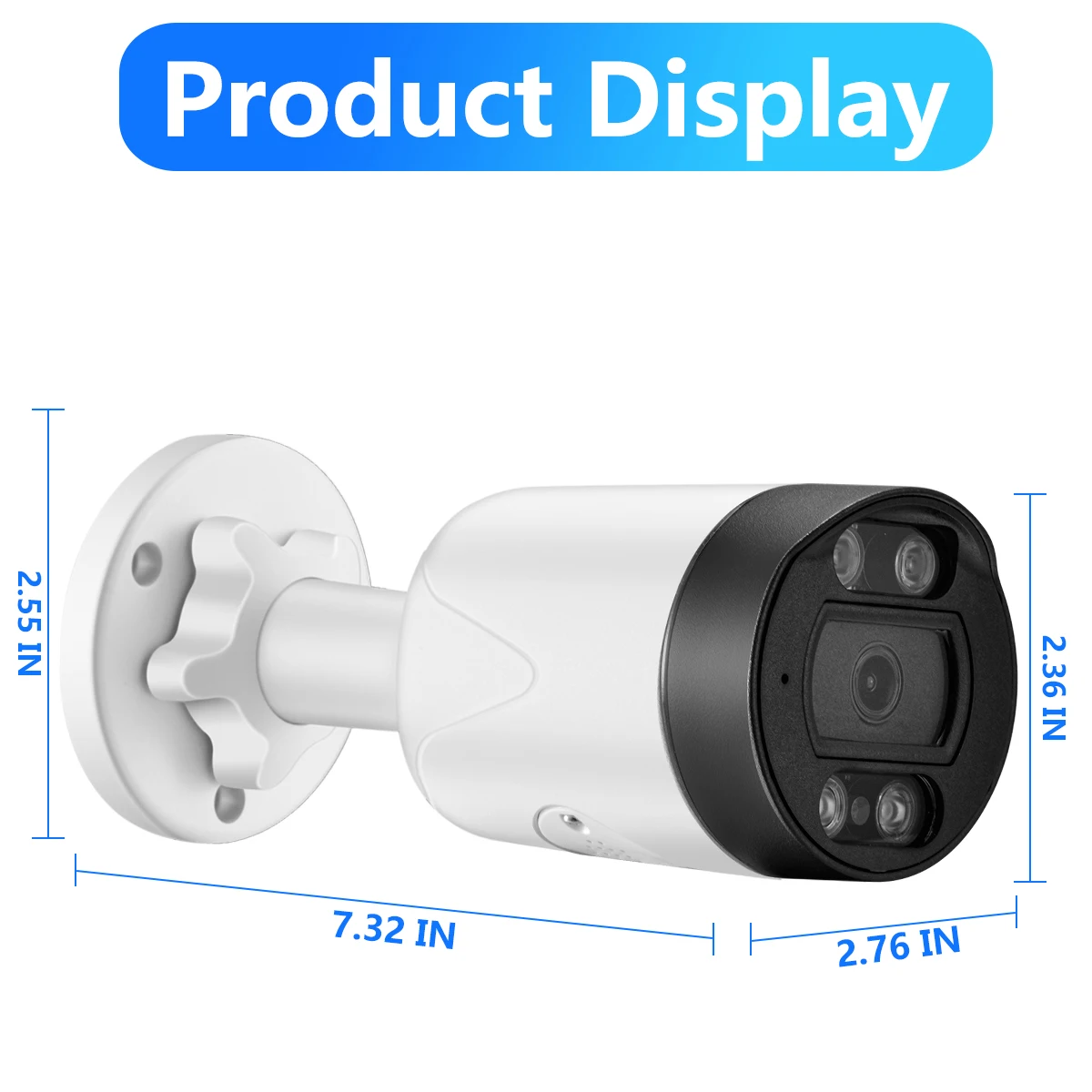 Gadinan H.265X 5MP IP Camera POE Ai Face Detection Custom Voice Alert Double Light Outdoor Waterproof Security CCTV Video Cam outdoor camera system