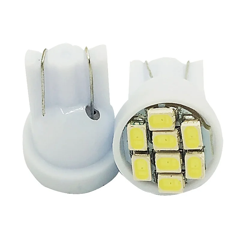 20 шт. AC DC 6 в 3 В T10 555 неполярный 8 SMD 1206 3020 194 168 светодиодный аппарат для шариков белого цвета переменного