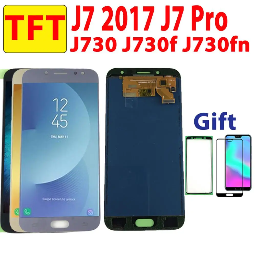 

5.5'' Test Well TFT For SAMSUNG Galaxy J7 Pro J730F LCD Display Touch Screen Digitizer For Samsung J730 J7 2017 Assembly J730FN
