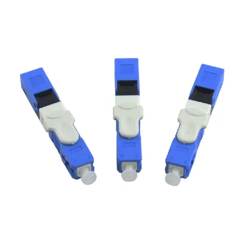 

50PCS FTTH SC UPC Optical fibe quick connector SC PC FTTH Fiber Optic Fast Connector Embedded type ESC250D SC Connector