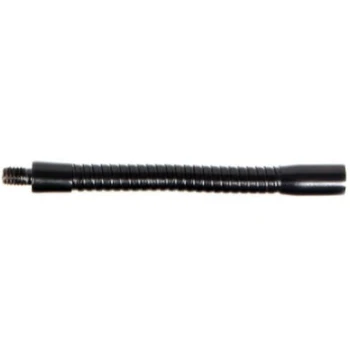 

Iron Threaded Microphone Gooseneck Bendable MIC Neck Black 15cm Microphone Replacement Accessory