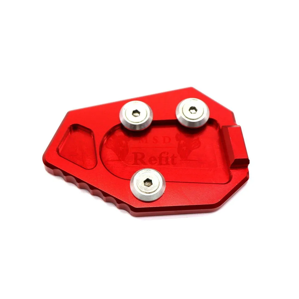 Мотоцикл cycl CNC боковой Стенд Kickstand Kick Stang расширение ножной пластины Pad для HONDA CB1000R 2008