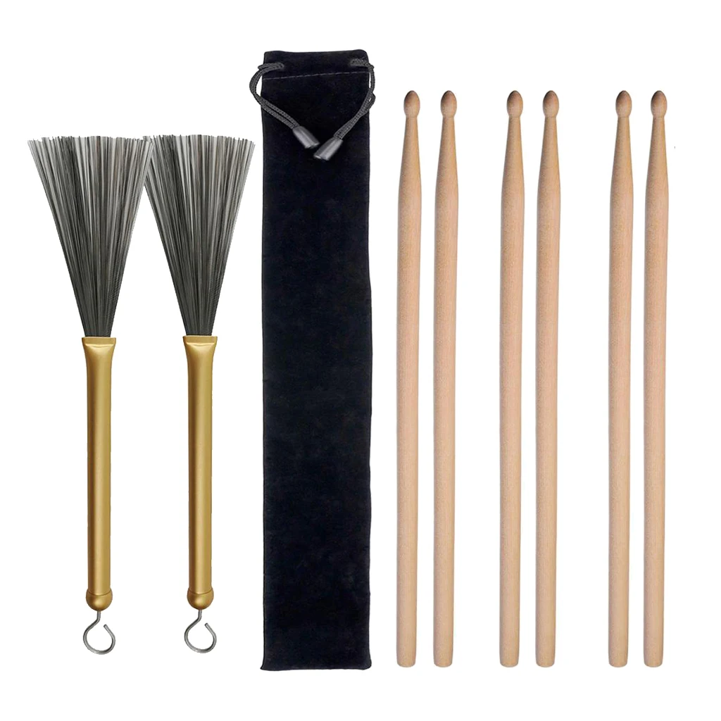 3 Pairs Of 5A Drumsticks Drum Sticks, Drumsticks, Drum Stick With A Waterproof