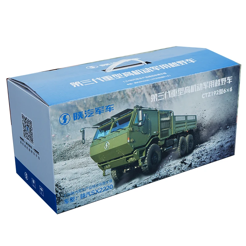 Модель коллекционного сплава масштаб 1:24 Китай SXQC SX2220 внедорожный военный