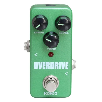 

Vintage Overdrive Guitar Effect Pedal Guitarra Overdrive Booster High-Power Tube Overload Guitar Stompbox For Bass Guitar