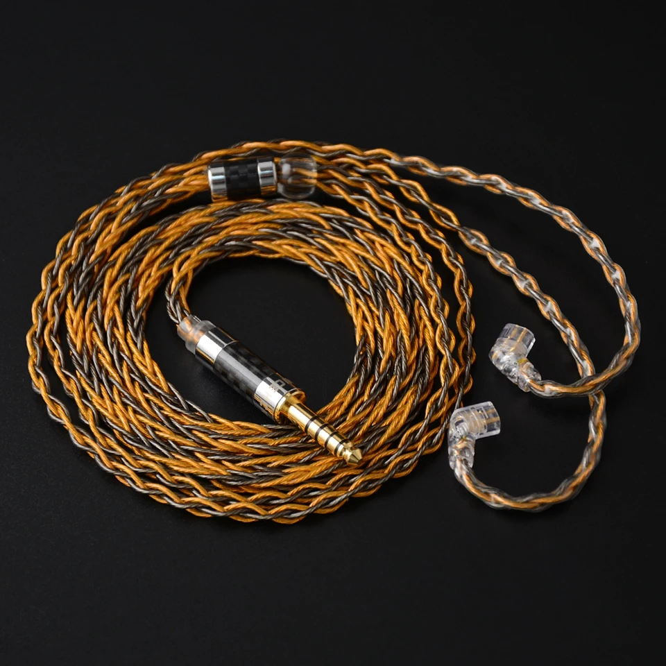 cobre misto, 8 Core, 3.5mm, 2.5mm, 4.4mm,