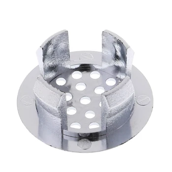 

5pcs Basin Sink Round Overflow Cover Rings Insert Replacement Bathroom Accessory L69B