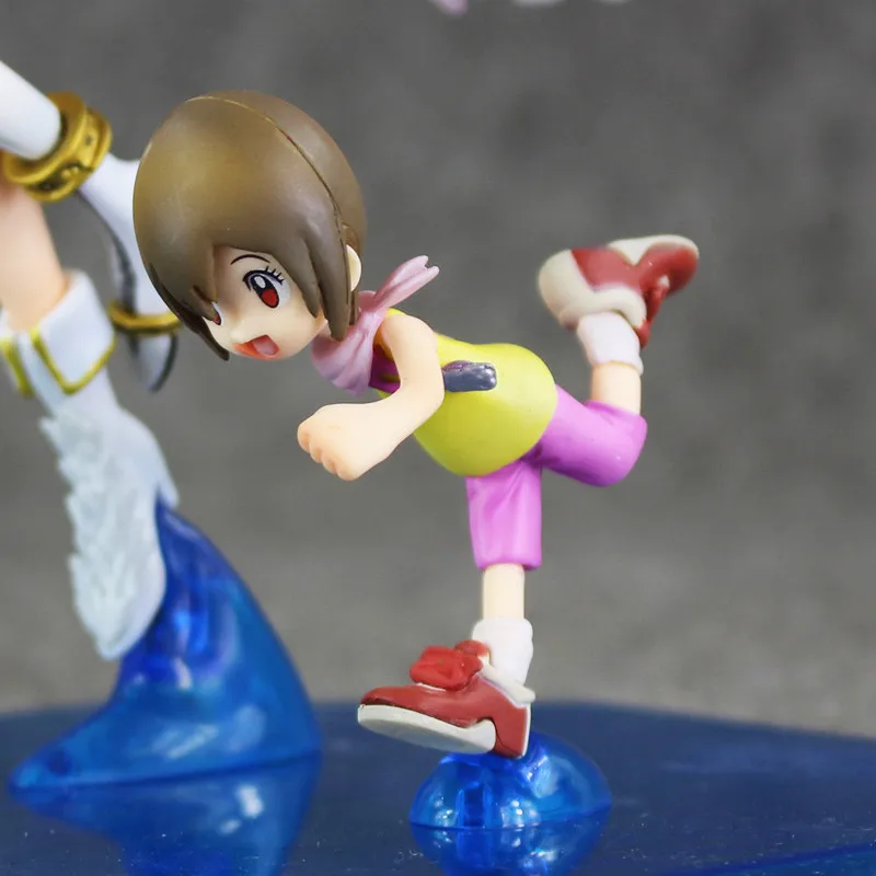 PVCAnime Приключения Дигимонов Angemon Angewomon Takaishi Takeru Yagami Hikari Коллекционная модель реалистичный Рождественский праздничный подарок