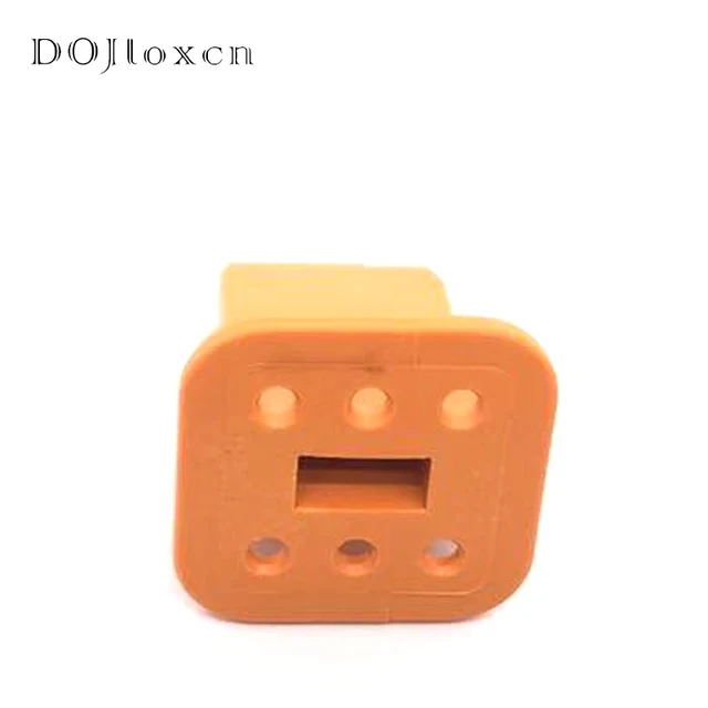 20/50/100/200/500 Pcs DEUTSCH Connector Accessories Apron Sealing Rubber Buckle For DT 2/3/4/6/8/12/Pin Male Female Connector 6p C