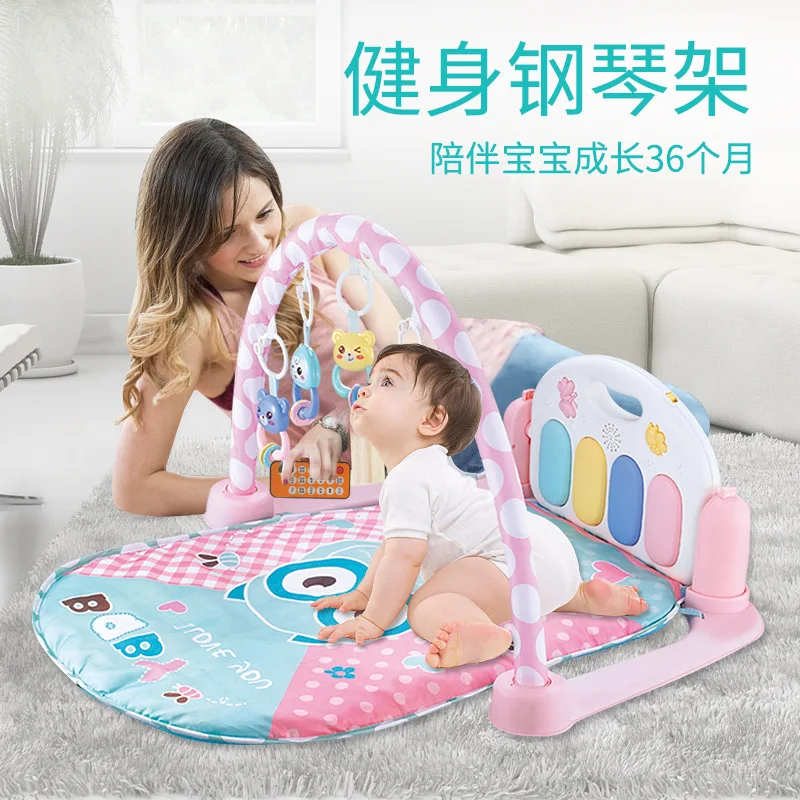 

Newborns Torrid Zone Rainforest Harmonium Remote Control Projection yin le tan Infant Fitness Rack 0-1-Year-Old Rattle 6 Months