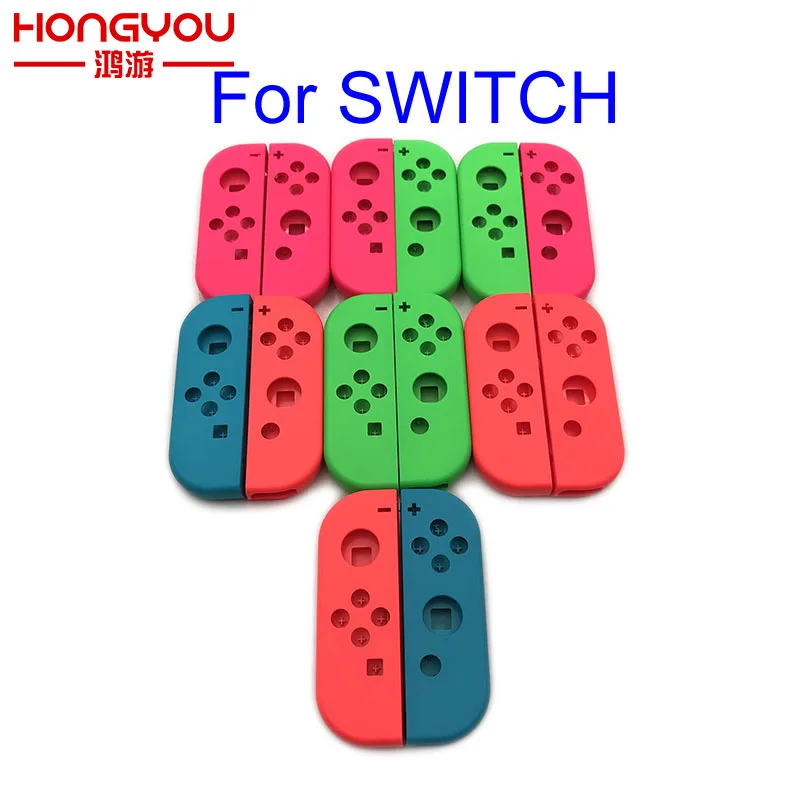 

20pcs Purple Orange Plastic R L Housing Shell Case Cover for Switch NS NX Joy Con Controller