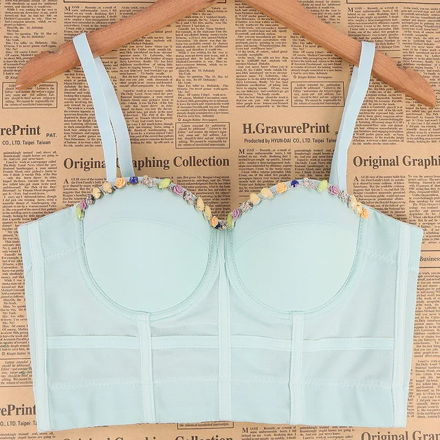 Malha Push Up Bra Bralet Bustier do