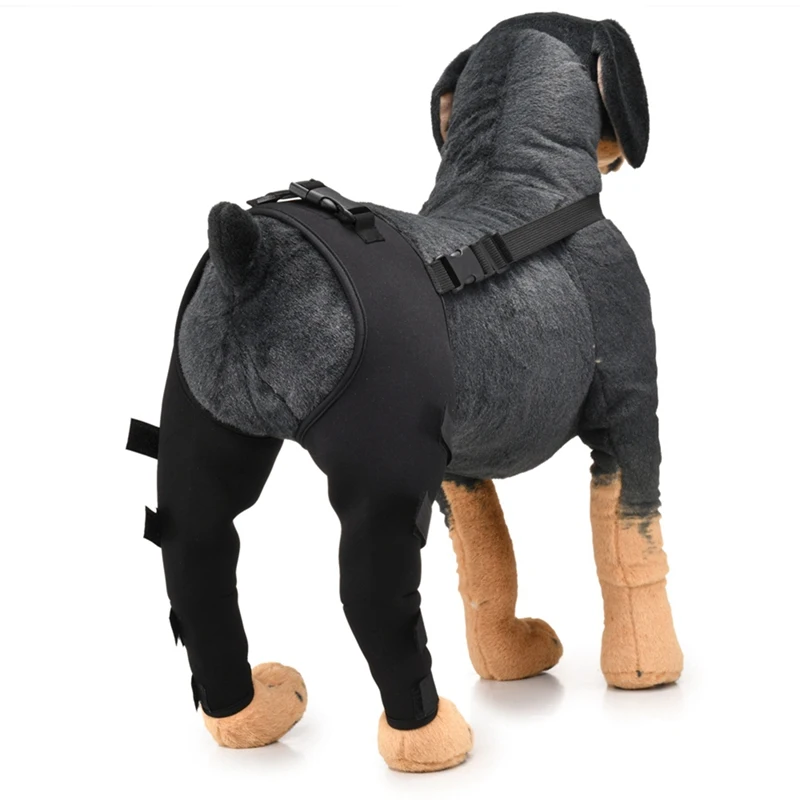 

Dog Knee Brace Adjustable Pet Knee Pads For Hind Legs Wrap Injury Recover Legs Dog Protector Prevent Dog Licking 2Pcs/lot