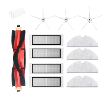 

13Pcs Washable HEPA Filter Main Brushes Side Brushes Mop Parts for Xiaomi Roborock S5 Max S6 Vacuum Cleaner Accessories