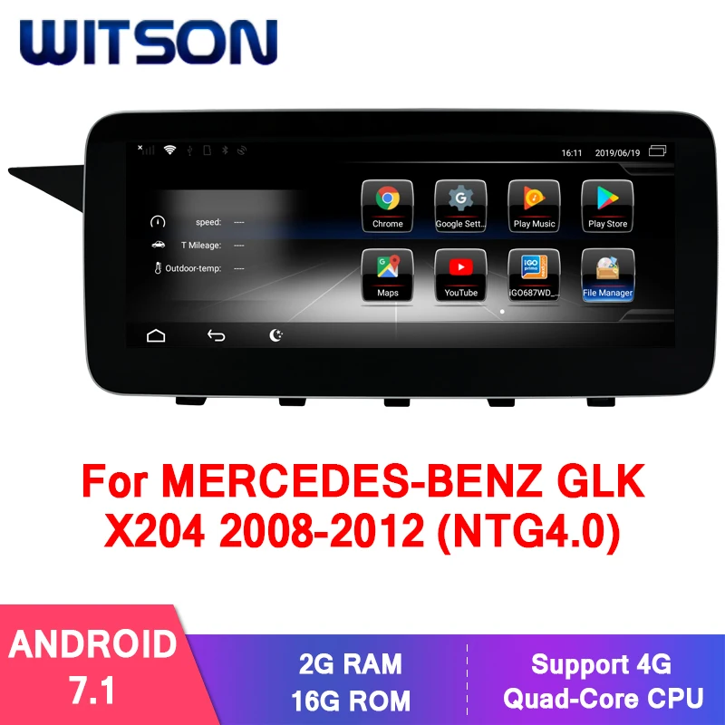 

WITSON Android Big Screen CAR DVD GPS WITH RADIO For MERCEDES-BENZ GLK X204 2008-2012 (NTG4.0) CAR AUDIO FOR BENZ GLK