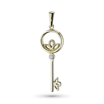 

Pendant made of yellow gold with diamond e0301pd12154400