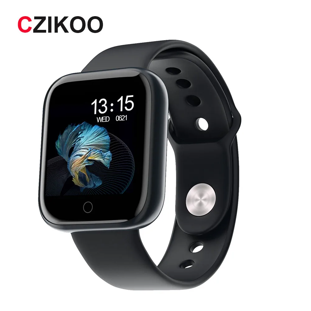 

T80 Smart Watch IP67 Waterproof Heart Rate Blood Pressure Bluetooth Smartwatch for huawei Apple Android PK IWO 8 Watch