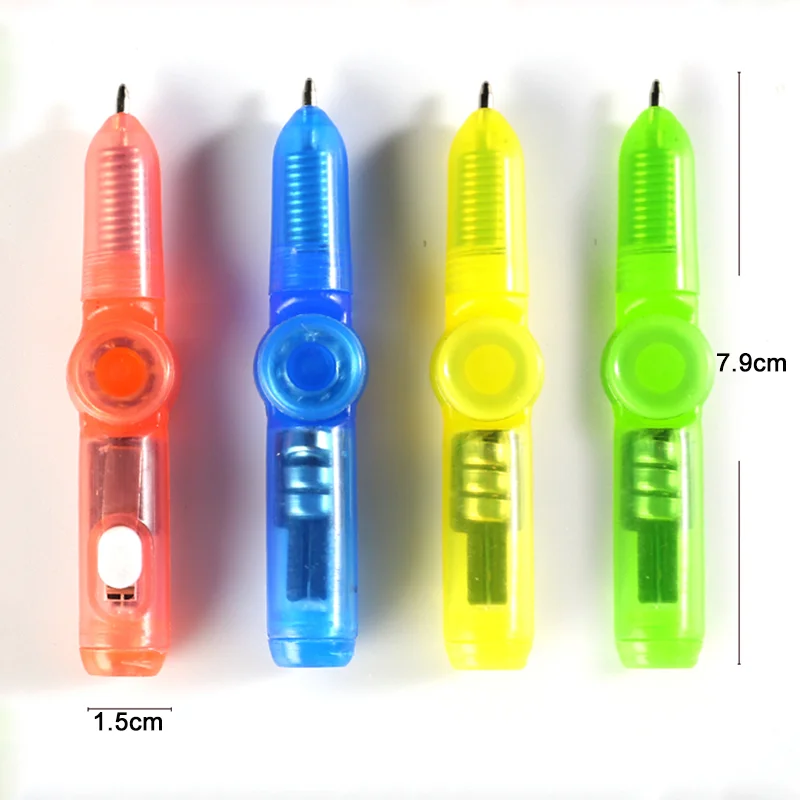 Lignting Finger Fidget Spinner Игрушки на палец вращающийся Gyro Игрушка Led светящийся гироскоп