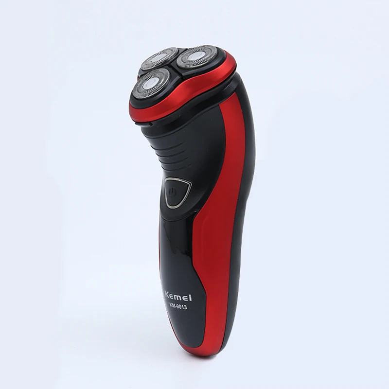 Kemei KM-9013, кроссовер, перезаряжаемая, с тремя головками, плавающая бритва, высокое качество, мужская повседневная электробритва