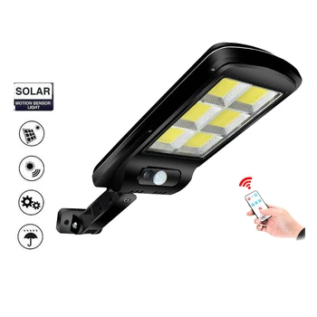 

solar light lamp floodlight reflector PIR Powered Outdoor Motion Sensor Security 120LED Ip65 Waterproof & Heatproof Garden Wall