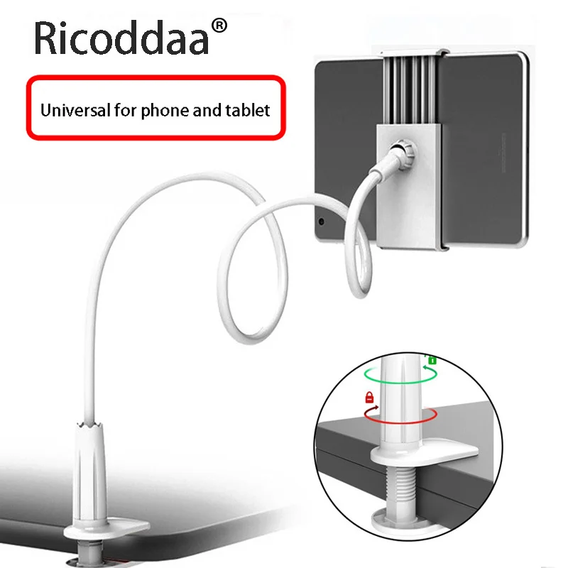 

Phone Holder Stand 360 Rotating Flexible Long Arm lazy Phone Holder Clamp Bed Tablet Car Selfie Mount Bracket For 4-10" Phone