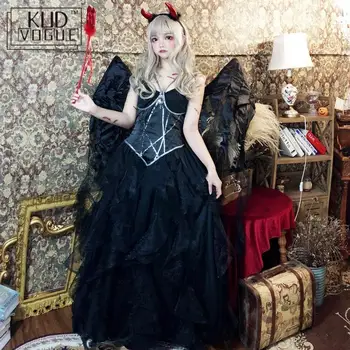 

Halloween Costumes For Women Angel Black Dress Costume Dark Devil Ghost Bride Dress Elf Costume Vampire Horror Zombie Costume