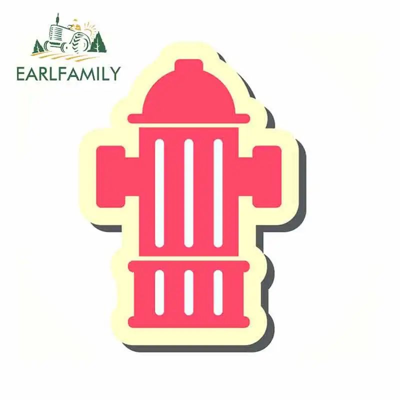 

EARLFAMILY 13cm x 9.7cm Fire Hydrant Anime Car Stickers Waterproof Helmet Motorcycle Sunscreen Vinyl JDM RV VAN DIY Fine Decal