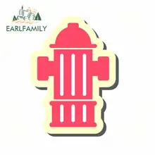 EARLFAMILY 13cm x 9.7cm Fire Hydrant Anime Car Stickers Waterproof Helmet Motorcycle Sunscreen Vinyl JDM RV VAN DIY Fine Decal