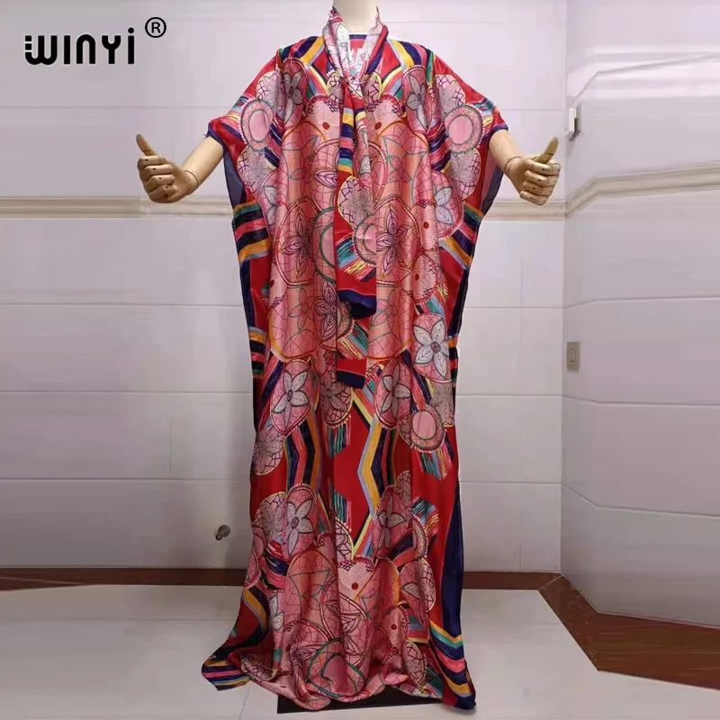 african culture clothing 2022 beach cover ups for women Print Bohemia Hijab Loose Elegant Muslim Abaya dress new Broder Riche Sexy Lady Party maxi beach african fashion designers