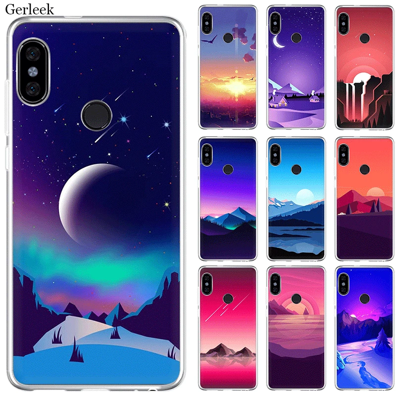 Mobile Phone Case For Xiaomi Mi 5 5S 6 Mix 2S 8 A1 A2 5X 6X Lite F1 9 9T MAX 3 A3 Pro CC9 CC9E Cover Beauty On The Sky | Мобильные