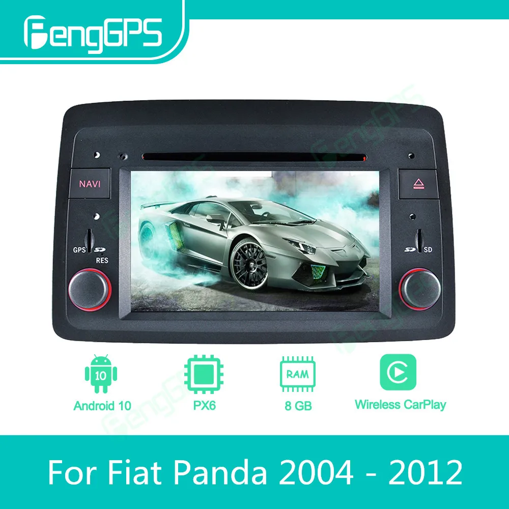 Lettore Multimediale Per Auto Autoradio Android Per Fiat Panda 2004 - 2012 Autoradio Stereo Gps Navi Schermo Unità Principale Dvd