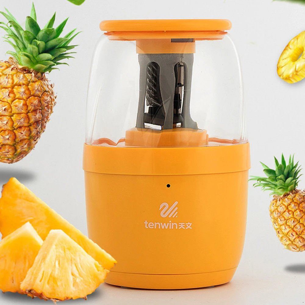 

Electric Pencil Sharpener Cartoon Student Stationery Pineapple Shape Humorous Fun USB Charging Portable Pencil Sharpener
