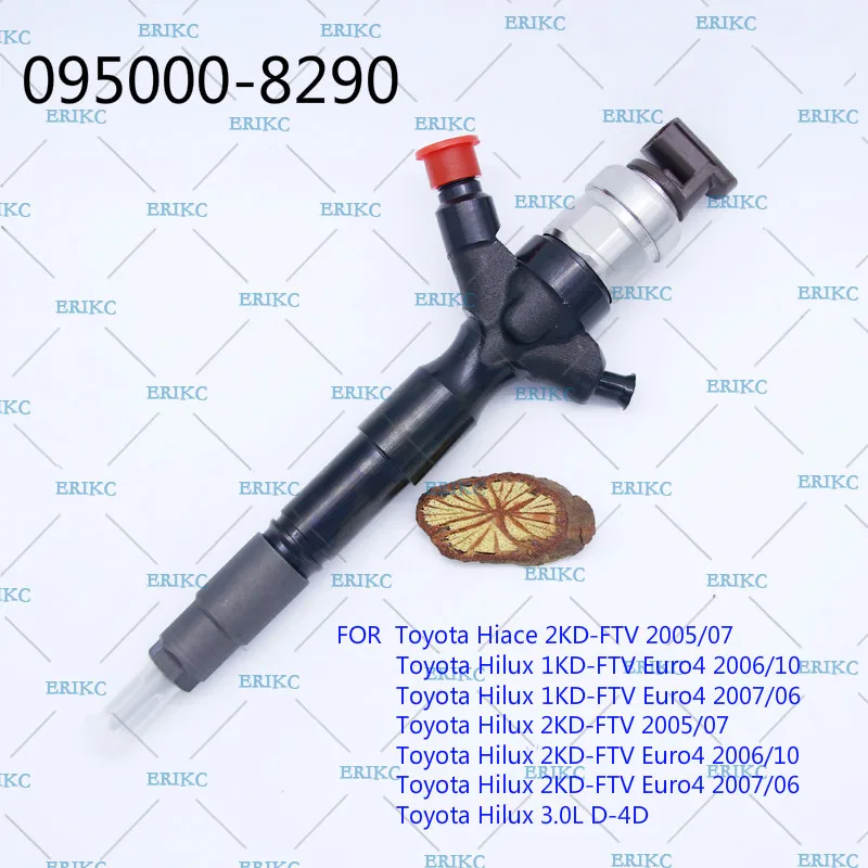 

ERIKC Fuel Injector 0950008290 Diesel Common Rail Injection 095000-8290 (23670-09330) Full Injector Nozzle 8290 for Denso Toyota