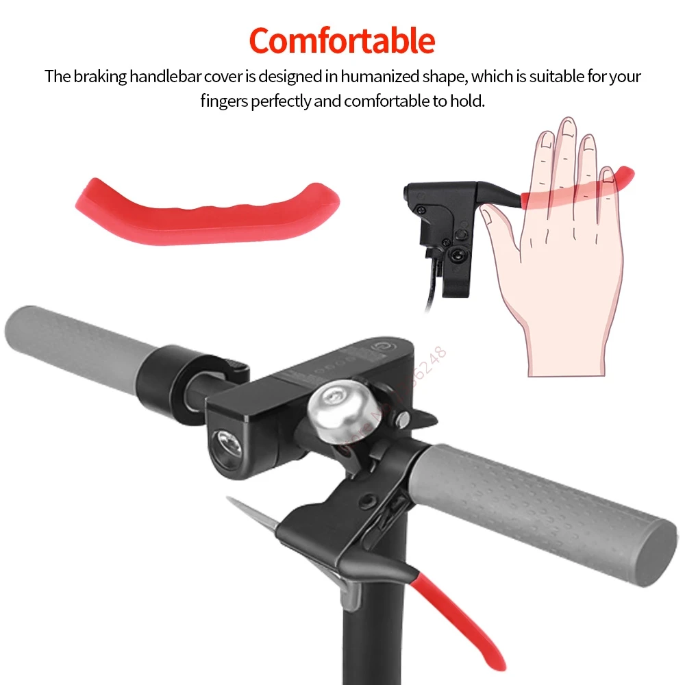 2 Elektrische Scooter Stand Remmen Handvat Protector Voor Xiaomi M365 Mi  Pro PRO2 Anti Slip Remmen Lever Cover Voor ninebot Max G30|Scooter Parts \u0026  Accessories| - AliExpress