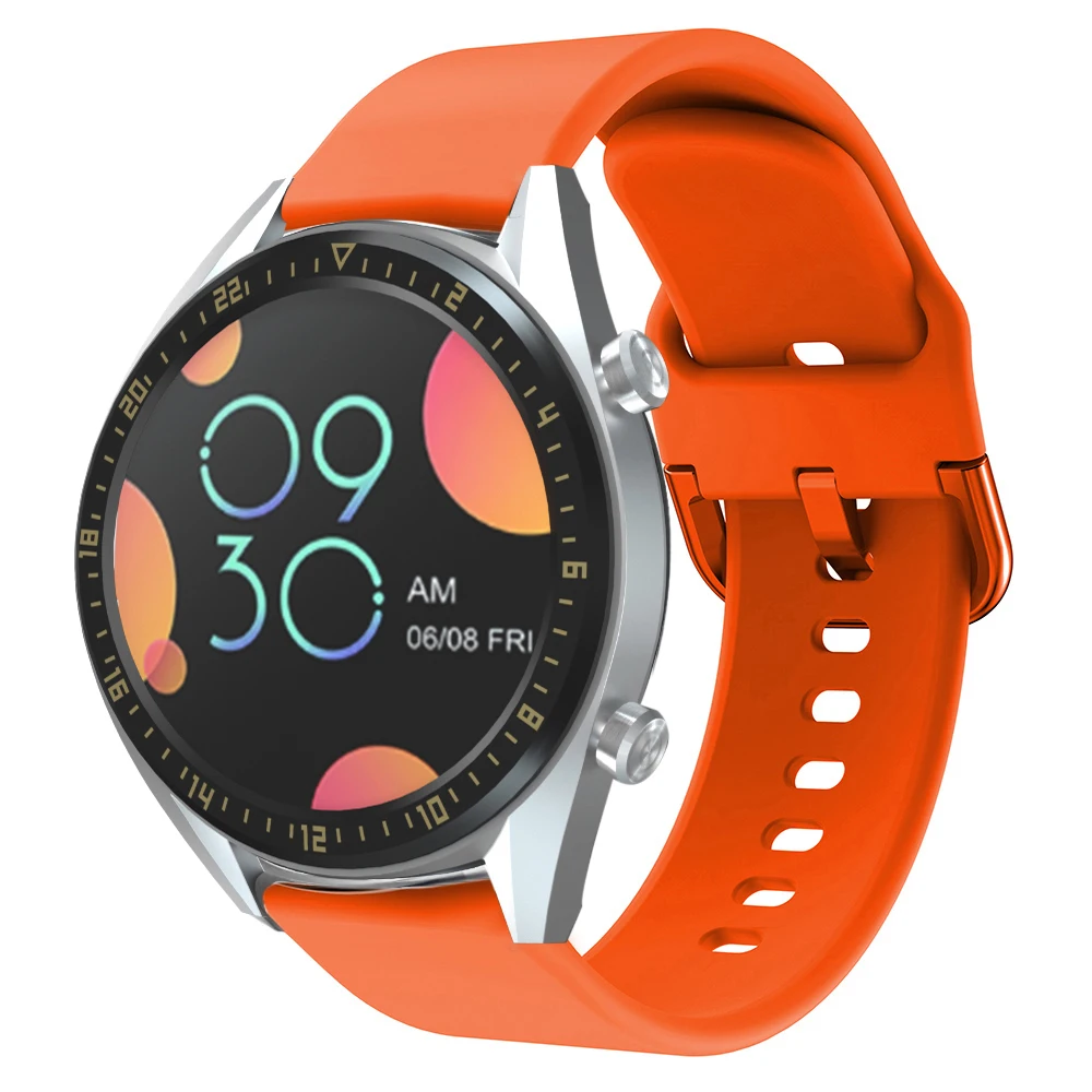 Ремешок силиконовый для Huawei Watch GT2 42 мм 46 сменный спортивный браслет Amazfit GTR 47 20 22