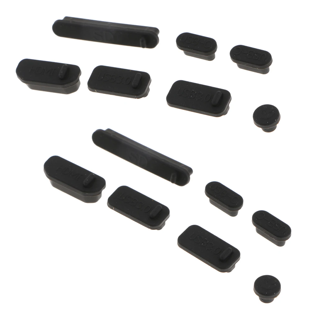 2Pack Silicone Anti-dust Stopper/Plug Set for Xiaomi Air 12.5/13.3 Pro 15.4