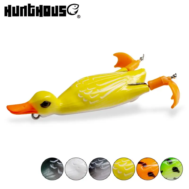 

Hunthouse Soft Lure Fishing Duck 140mm 29g Freshwater Splashing Duck Simulation Floating Artificial Bait