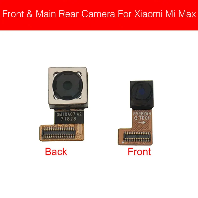 Передняя и задняя камера для Xiaomi Mi Max 2 3 маленькая фронтальная Камера Основная большая камера Запасные части для телефона запасные части для ремонта