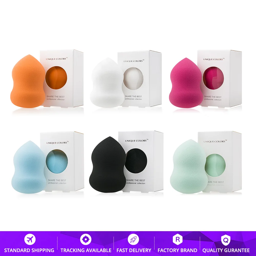 

UNIQUE COLORS Classic Hydrophilicity Makeup Blender Sponge For Concealer Foundation BB Cream Mask Powder puff
