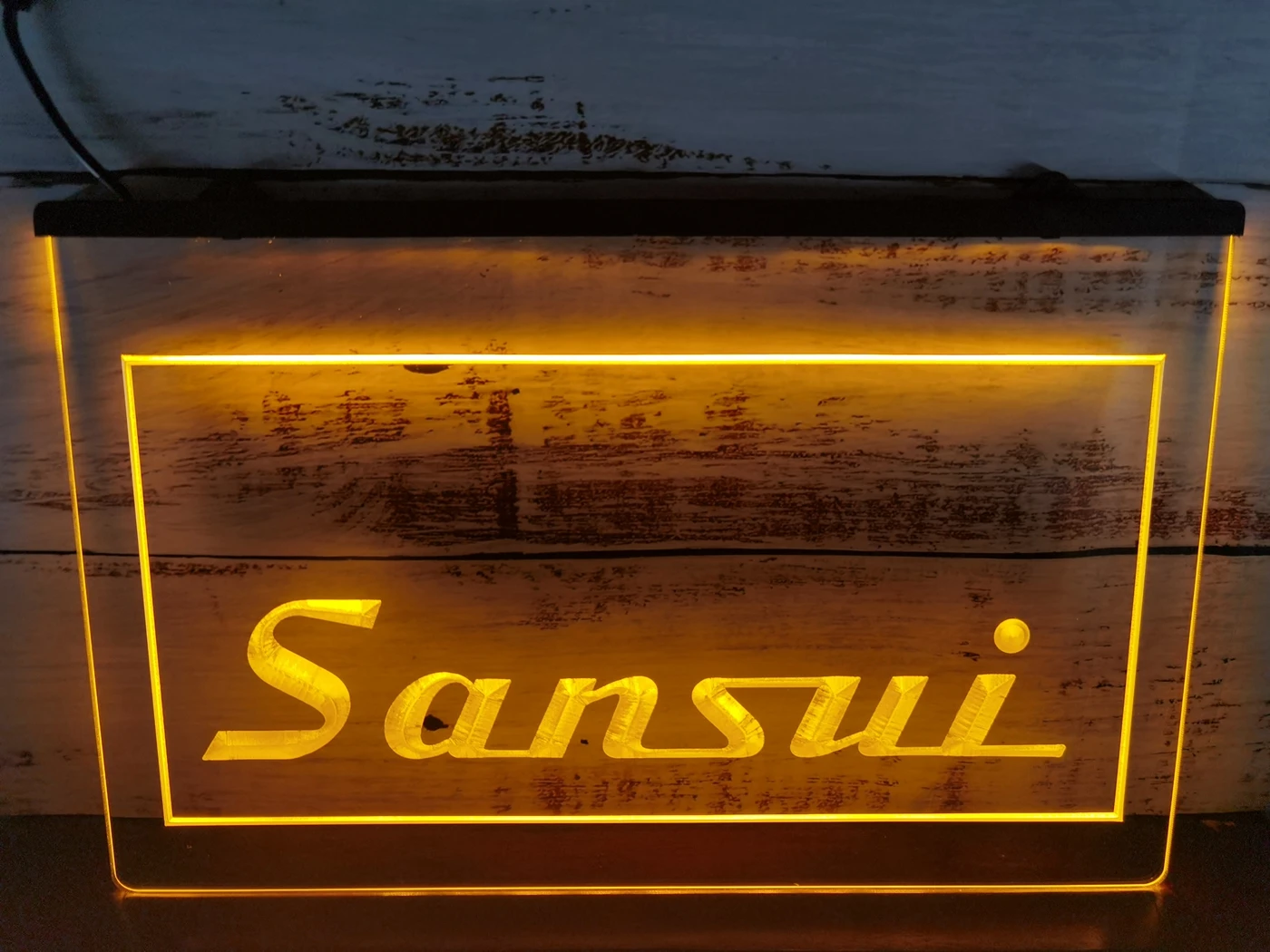 Sansui LED Neon Light Sign Display Decor Signboard Home Theater Audio System NEW 
